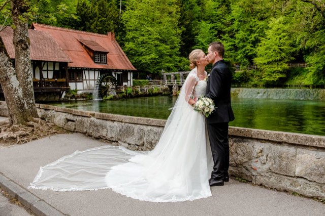 Hochzeit am Blautopf in Blaubeuren